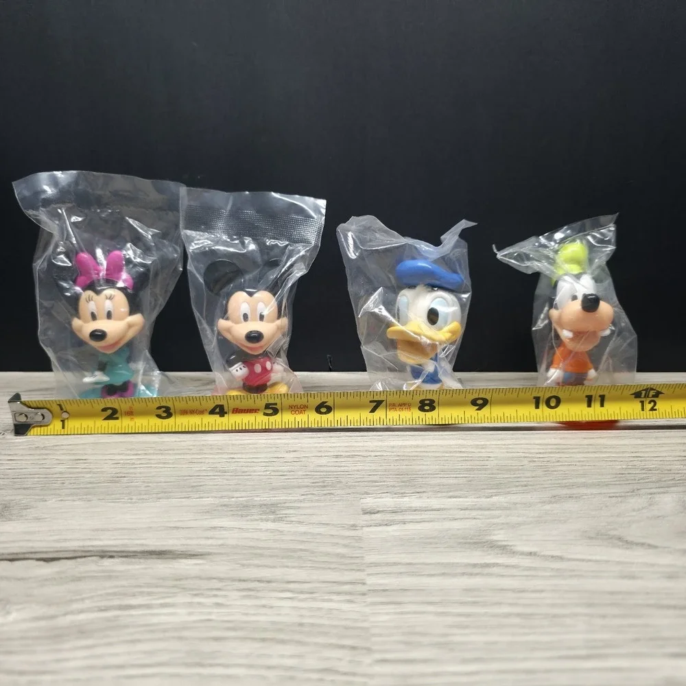 Disney's Mickey, Minnie, Donald, Goofy Bobbleheads By Kellogg's - Cake Toppers